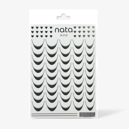 Slider Nata S019 – Pegatinas de agua para uñas