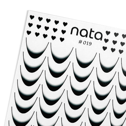 Slider Nata S019 – Pegatinas de agua para uñas