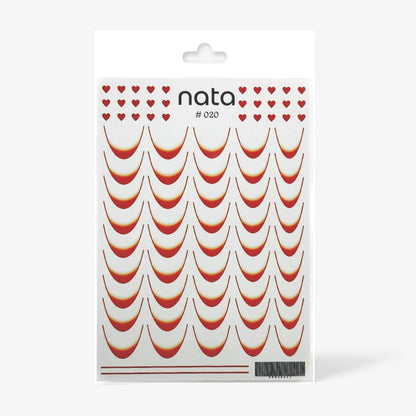 Slider Nata S020 – Pegatinas de agua para uñas