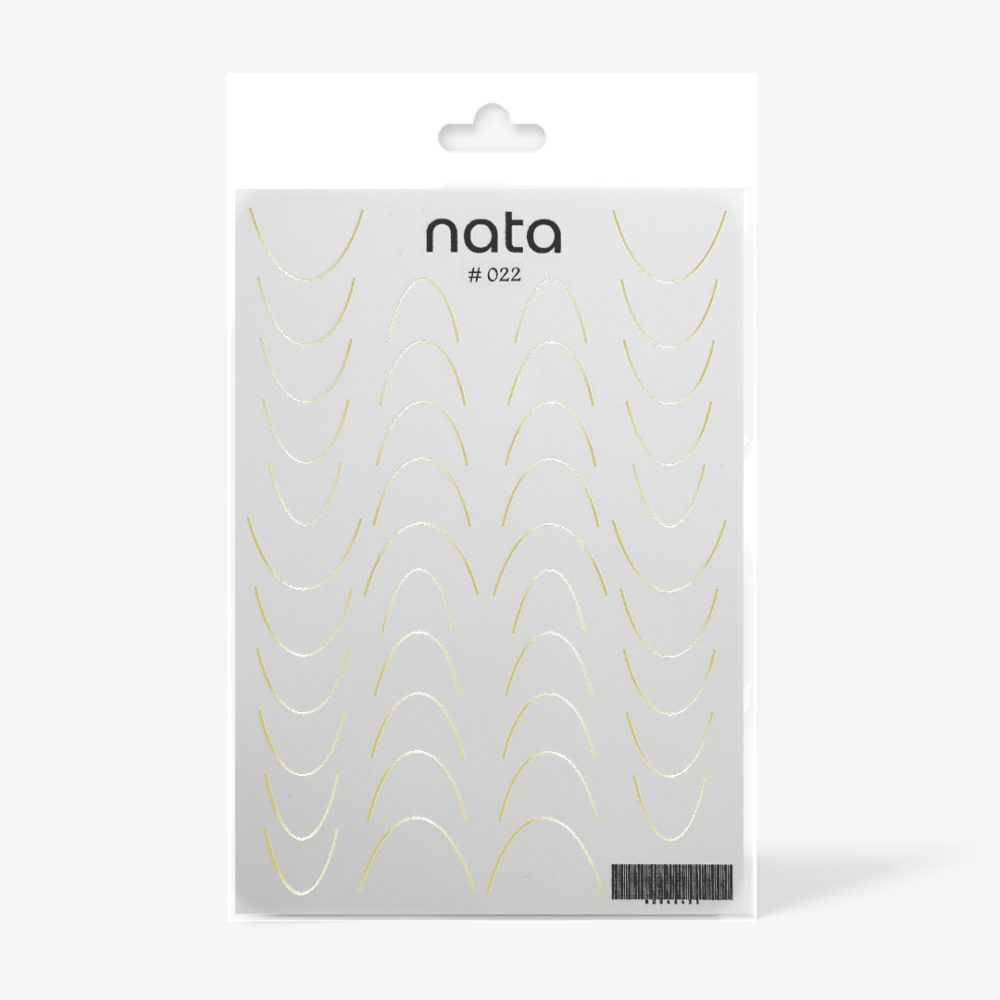 Slider Nata S022 – Pegatinas de agua para uñas