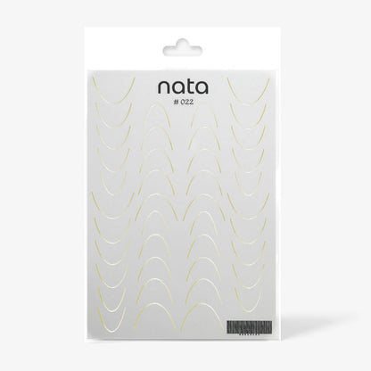 Slider Nata S022 – Pegatinas de agua para uñas