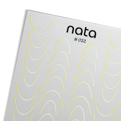 Slider Nata S022 – Pegatinas de agua para uñas