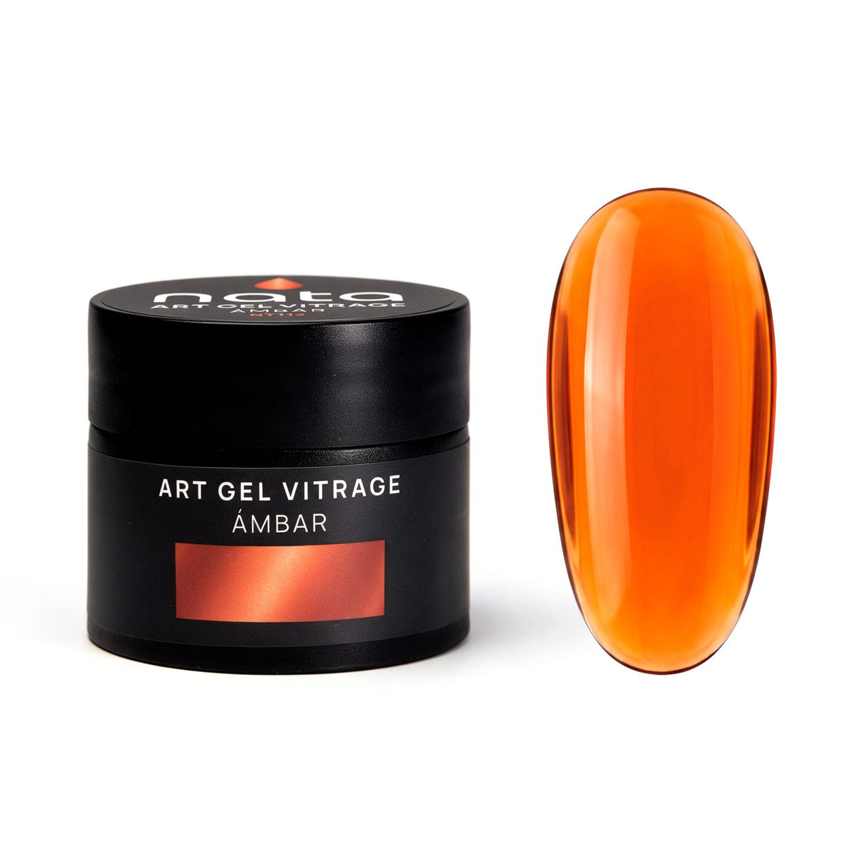 Art Gel NATA Vitrage Ámbar – Efecto Vitral 10ml