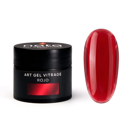 Art Gel NATA Vitrage Rojo – Efecto Vitral 10ml